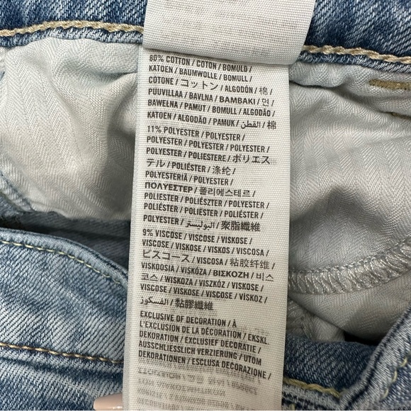 Abercrombie & Fitch Distressed Skinny High Waisted Jeans Size 28/6 - Picture 14 of 15